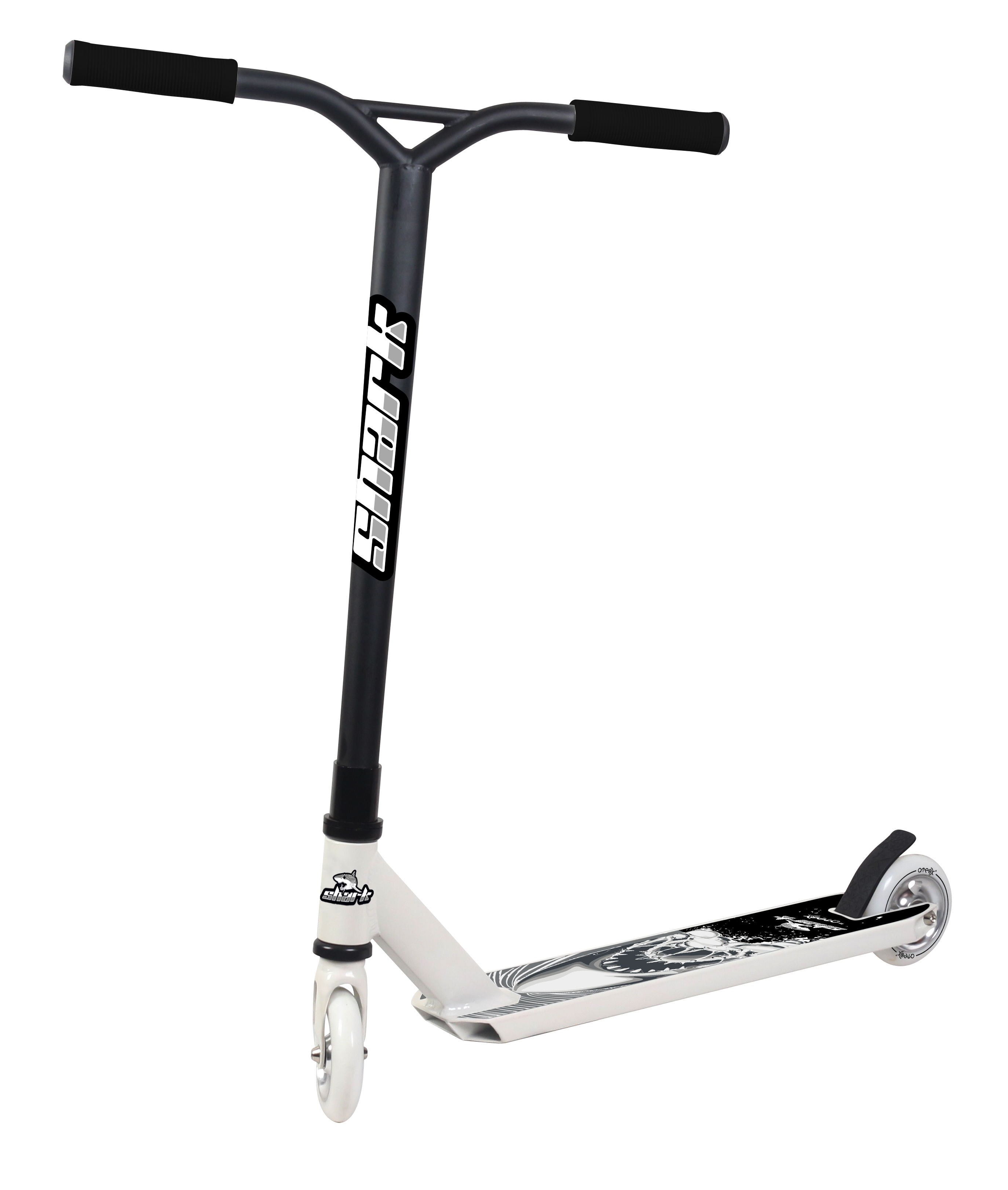 Самокат трюковый ATEOX SHARK 2019, Цвет Белый Самокат трюковый ATEOX SHARK 2019, Цвет Белый