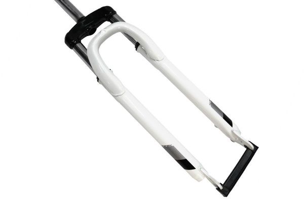 Вилка EASING ES 225-2 29"*1 1\8"Disc безрезьбовая,пружина,стальная,белый\серый\черный,2,85кг
